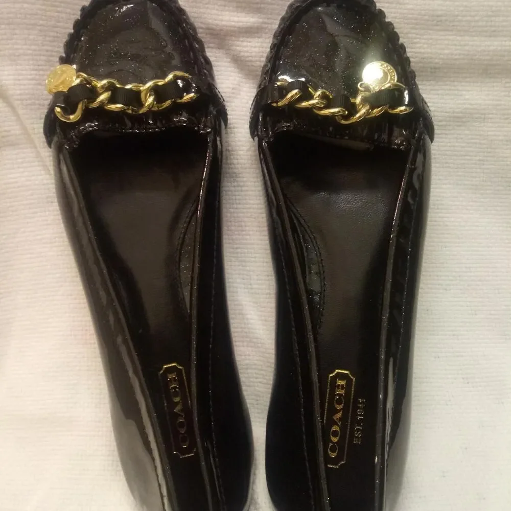 Coach Women's Black Loafers